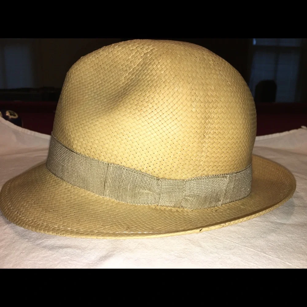 RAG & BONE STRAW FEDORA